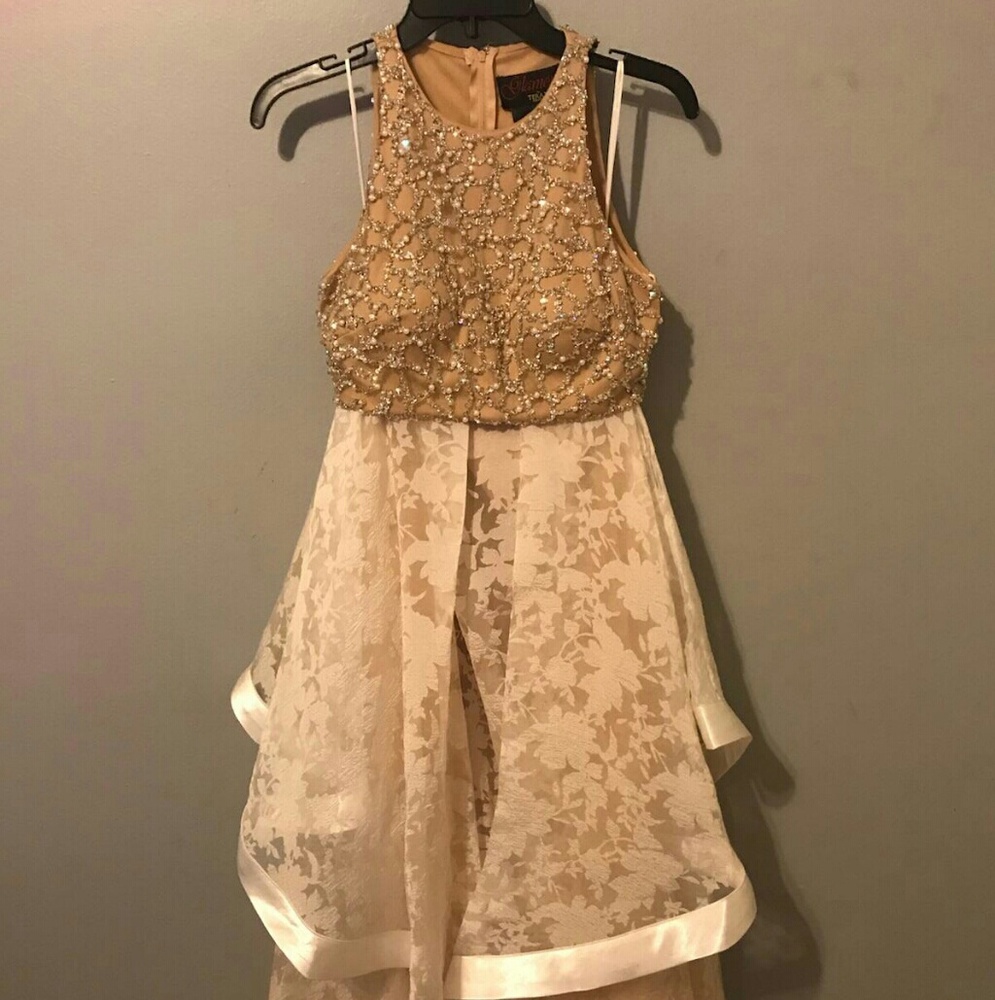 two peice prom dress